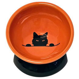 Nobby Katzen Keramik-Napf Wilson orange-schwarz – Bild 1 von 3