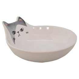 Produktbild von Nobby Katzen Keramik Schale Kato weiß - 0,15 l
