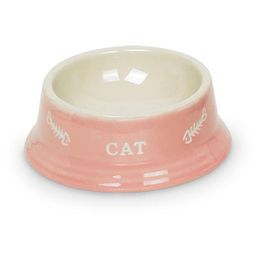 Produktbild von Nobby Katzen Keramiknapf Cat rosa/beige