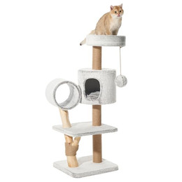 Produktbild von Nobby Katzen Kratzbaum Runa grau/weiß meliert