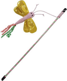 Produktbild von Nobby Katzenangel mit Stoff-Libelle