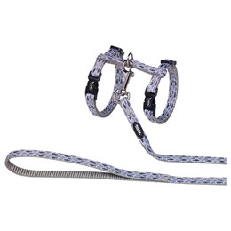 Produktbild von Nobby Katzengarnitur Fish Grey grau