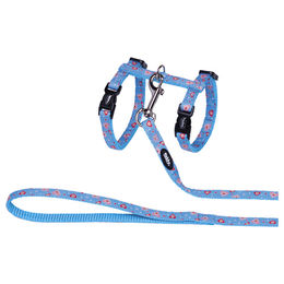 Produktbild von Nobby Katzengarnitur Heart Light Blue hellblau