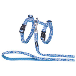 Produktbild von Nobby Katzengarnitur XL Camouflage hellblau - 1 Stk.