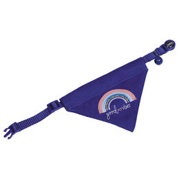 Produktbild von Nobby Katzenhalsband mit Tuch Good Vibes blau - 1 Stk.