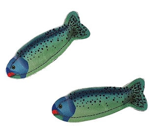 Produktbild von Nobby Katzenspielzeug Forelle aus Stoff mit Catnip