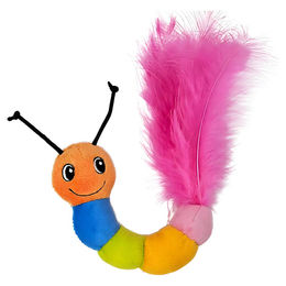 Produktbild von Nobby Katzenspielzeug Plüsch Raupe mit Catnip - 15 cm