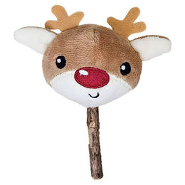 Produktbild von Nobby Katzenspielzeug Xmas Rentier mit Matatabi Stick aus Plüsch