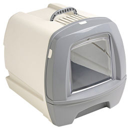 Nobby Katzentoilette 80s grau mit Schublade – Bild 1 von 4