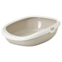 Produktbild von Nobby Katzentoilette Gizmo mokka/weiß Größe L