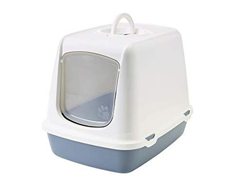 Produktbild von Nobby Katzentoilette Oscar blau-weiß