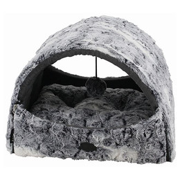 Produktbild von Nobby Katzentunnel Citra mit Spielzeug grau