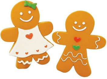 Produktbild von Nobby Kauspielzeug Xmas Latex Lebkuchenpärchen