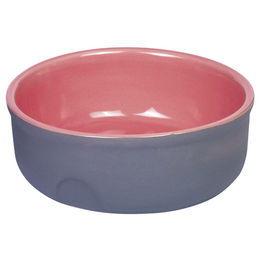 Nobby Keramik-Futternapf Feed grau/lachsfarben - 1 Stk. – Bild 1 von 4