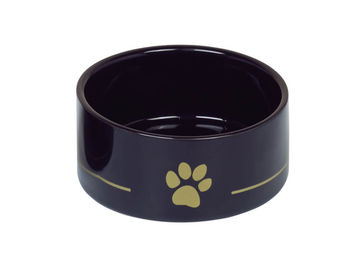 Produktbild von Nobby Keramik Futternapf Golden Paw schwarz - 0,55 l