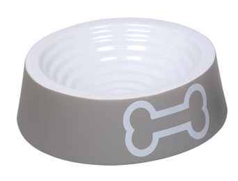 Produktbild von Nobby Keramik Napf Big Bone grau Ø 24 x 7 cm 0,7 l - 0,7 l