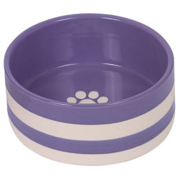 Nobby Keramik Napf Strio lila/creme Größe M - 0,6 l – Bild 1 von 2