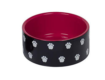 Produktbild von Nobby Keramiknapf Pata schwarz/rot - 550 ml