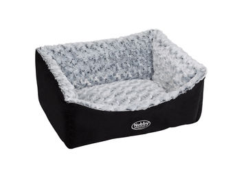 Nobby Komfort Bett eckig ARUSHA schwarz – Bild 1 von 3