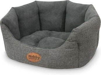 NOBBY Komfort Bett oval JOSI grau – Bild 1 von 2