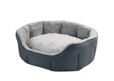 Nobby Komfort Bett oval LICA grau – Bild 1 von 2