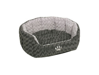 Produktbild von Nobby Komfort Bett oval SEOLI dunkelgrau / hellgrau