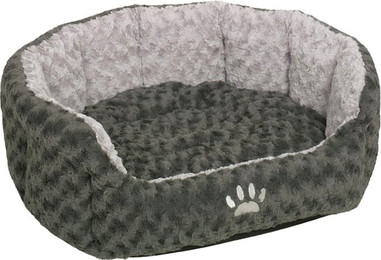 Produktbild von Nobby Komfort Bett oval SEOLI dunkelgrau / hellgrau