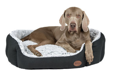 Nobby Komfortbett CACHO oval dunkelgrau – Bild 1 von 2