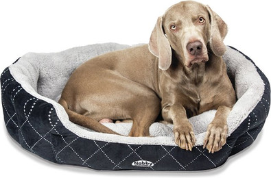 Produktbild von Nobby Komfortbett CENO oval schwarz/grau
