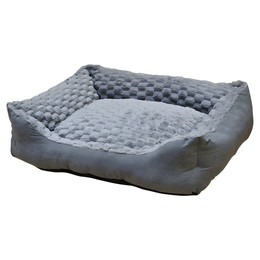 Produktbild von NOBBY Komfortbett eckig Classic DIAMOND grau