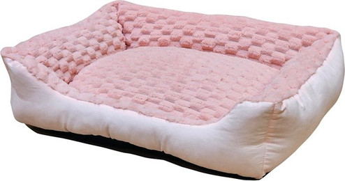 Produktbild von Nobby Komfortbett eckig Classic Diamond rosa
