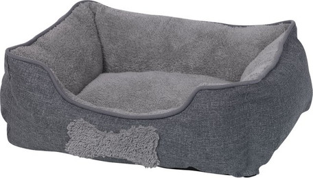Produktbild von NOBBY Komfortbett eckig Classic "DIGU" grau; Set 3 St: 40 / 50 / 60 cm