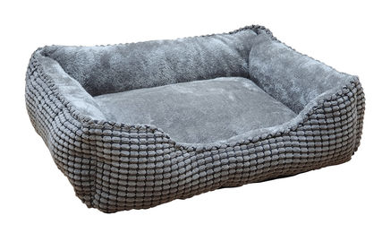 NOBBY Komfortbett eckig Classic GARIK dunkelgrau – Bild 1 von 3