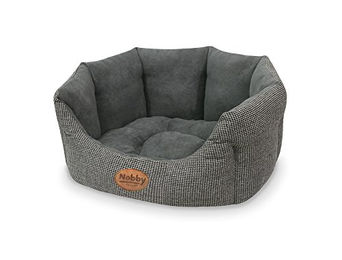 Nobby Komfortbett JOSI oval grau – Bild 1 von 2