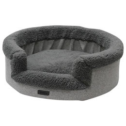 Nobby Komfortbett oval JASIN grau – Bild 1 von 2