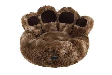 Produktbild von Nobby Komfortbett rund Paw braun Ø 60 x 18 cm