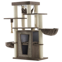 Produktbild von Nobby Kratzbaum Hital braun Leinenoptik