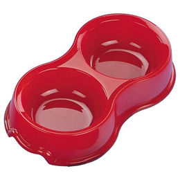 Produktbild von Nobby Kunststoff Doppelnapf rot - 0,8 l