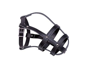 Produktbild von Nobby Leder Maulkorb schwarz Größe 2 - 1 Stk.