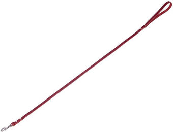 Produktbild von Nobby Lederleine Tabil rot Größe S-M