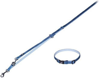 Produktbild von Nobby Leine und Hundehalsband Set Classic Preno hellblau XXS-S