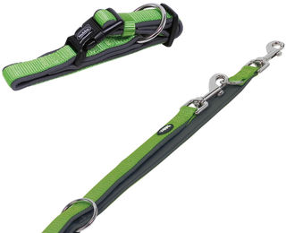 Produktbild von Nobby Leine und Hundehalsband Set Classic Preno neongrün XS-S