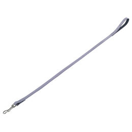 Produktbild von Nobby Leine VELOURS grau 100cm 14mm - 100 cm