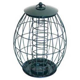 Produktbild von Nobby Meisenknödelhalter Gitter Ø24,5x37cm für Wildvögel grün