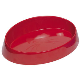 Produktbild von Nobby Melamin Katzennapf oval rot - 280 ml