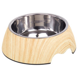 Produktbild von Nobby Melamin Napf Light Wood für Hunde, Fassungsvermögen: 350 ml