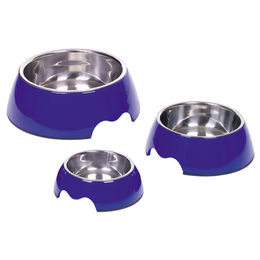 Produktbild von Nobby Melamin Napf Nobly blau für Hunde Größe L - 0,7 l