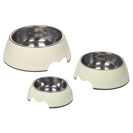 Produktbild von Nobby Melamin Napf Nobly cremeweiß für Hunde - 700 ml