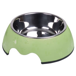 Produktbild von Nobby Melamin Napf Nobly Paw hellgrün Größe M - 350 ml
