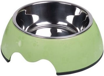Produktbild von Nobby Melamin Napf NOBLY PAW hellgrün S - 160 ml
